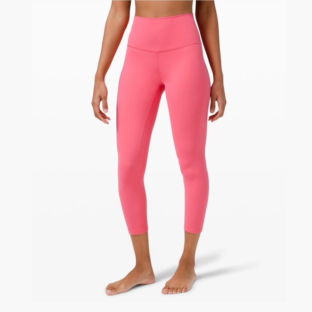 Lululemon Align Pant 25", Size 4, Guava Pink